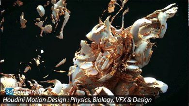  آموزش موشن گرافیک هودینی Houdini Motion Design : Physics, Biology, VFX