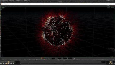 آموزش شبیه سازی ذرات هودینی Houdini particle simulation