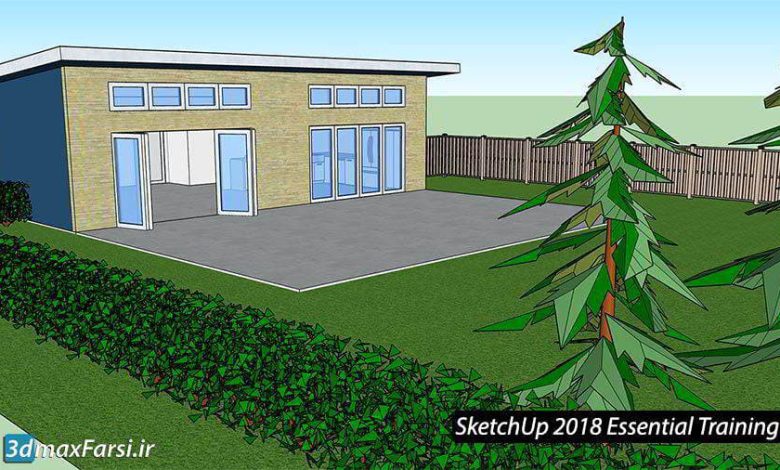 دانلود فیلم آموزش اسکچاپ SketchUp 2018