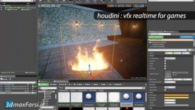 آموزش جلوه ویژه ریل تایم بازی سازی هودینی Houdini vfx realtime games