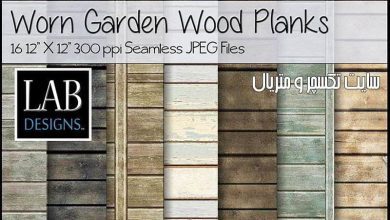 تکسچر چوب برای فتوشاپ تری دی مکس 16 Wood Plank Seamless Worn Textures