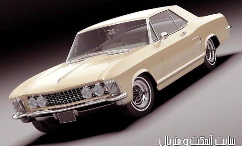 دانلود آبجکت ماشین کلاسیک سه بعدی برای تری دی مکس TurboSquid Buick Riviera 1963