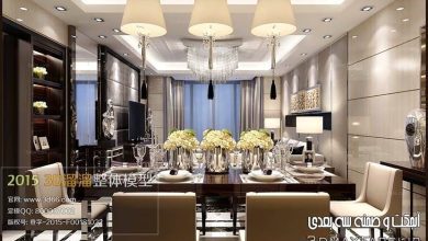 دانلود صحنه دکوراسیون رستوران Modern Kitchen & Restaurant Style 3D66 Interior 2015 vol 1-2