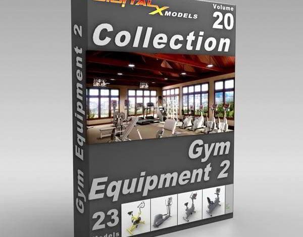 دانلود آبجکت وسایل لوازم ورزشی تری دی مکس