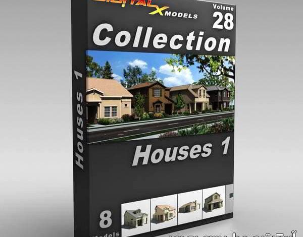 دانلود آبجکت سه بعدی خانه ویلایی