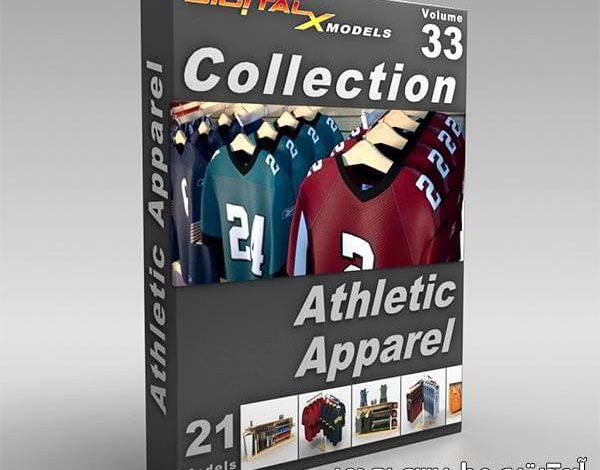 digitalxmodels 3d-model vol 33 athletic apparel collection