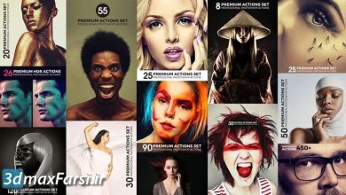 کامل ترین پکیج اکشن فتوشاپ Pro Photoshop Actions Bundle ATN