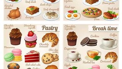 دانلود بهترین مجموعه آیکون غذا و میوه نوشیدنی Food And Drink Icon