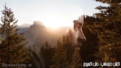 دانلود اکشن double exposure در فتوشاپ . عکس برای دابل اکسپوژر