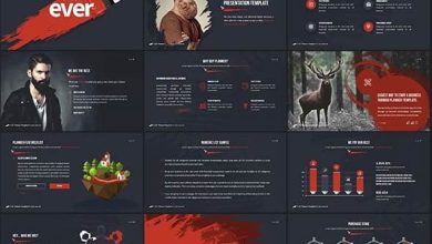دانلود قالب پاورپوینت پرزنتیشن کسب و کار سازمانی استفاده شخصی graphicriver: Ever - Multipurpose Presentation Template