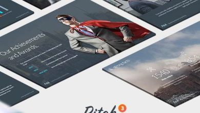 دانلود رايگان فايل قالب پاورپوینت پرزنتیشن حرفه ای Pitch vol.3