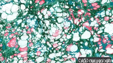دانلود تکسچر سنگ مرمر سبز و سفید Green white marbled paper texture