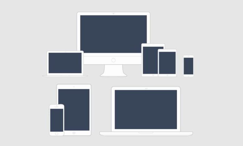 طرح وکتور مینیمال برای تجهیزات الکترونیکی