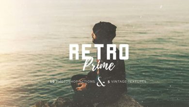 دانلود اکشن فتوشاپ استایل قدیمی Retro Prime photoshop action