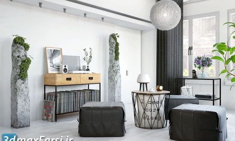 دانلود آرک مدل ست لوازم تزئینی روی میز Evermotion - Archmodel Vol 208