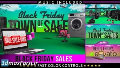 تیزر تبلیغاتی فروش ویژه (پروژه آماده افترافکت) Black Friday Shopping