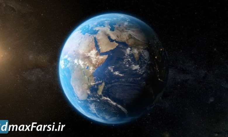 earth orbit night city lights from space motion graphic feature