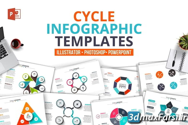 دانلود قالب پاورپوینت متحرک علمی ساده و شیک فانتزی سه بعدی رادیولوژی