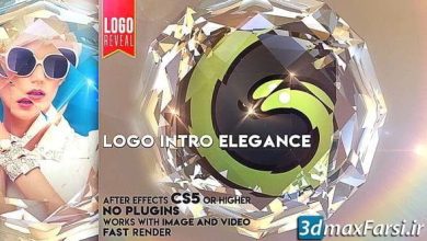 دانلود پروژه افترافکت نمایش لوگو حرفه ای videohive Logo Intro Elegance