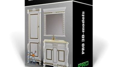 پکیج آبجکت رندر داخلی تری دی مکس وی ری 3DDD PRO models