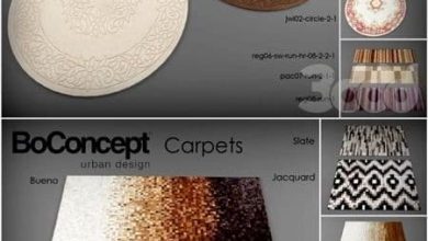 دانلود آبجکت موکت و فرش تری دی مکس ویری 3d carpet models collection