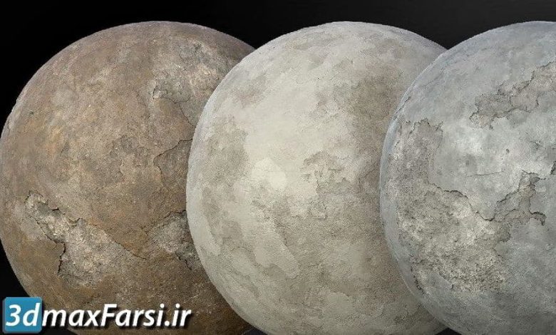 create concrete materials vray 3ds max