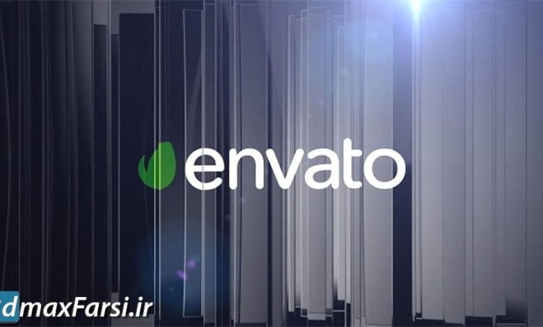 پروژه افترافکت نمایش لوگو شیشه ای videohive Glass Logo