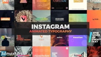 instagram animated typography videohive