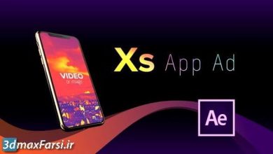دانلود پرومو تیزر تبلیغاتی اپلیکیشن (پروژه افترافکت) Phone XS App Ad