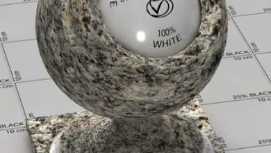 متریال سنگ تری دی مکس ویری با کیفیت بالا Vray Stones Materials Bundle