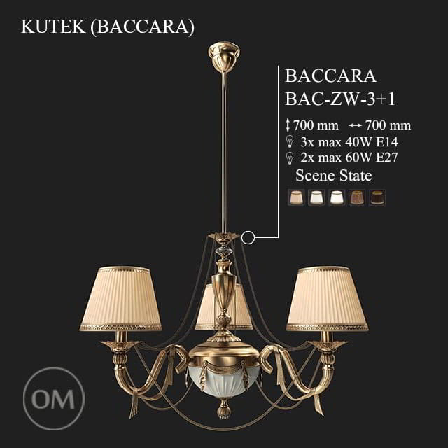 دانلود رایگان مدل سه بعدی لوستر کلاسیک 3DDD - Classic Lamp Set 2