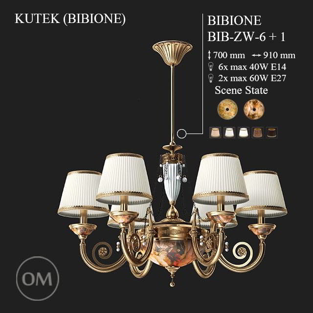 دانلود رایگان مدل سه بعدی لوستر کلاسیک 3DDD - Classic Lamp Set 2