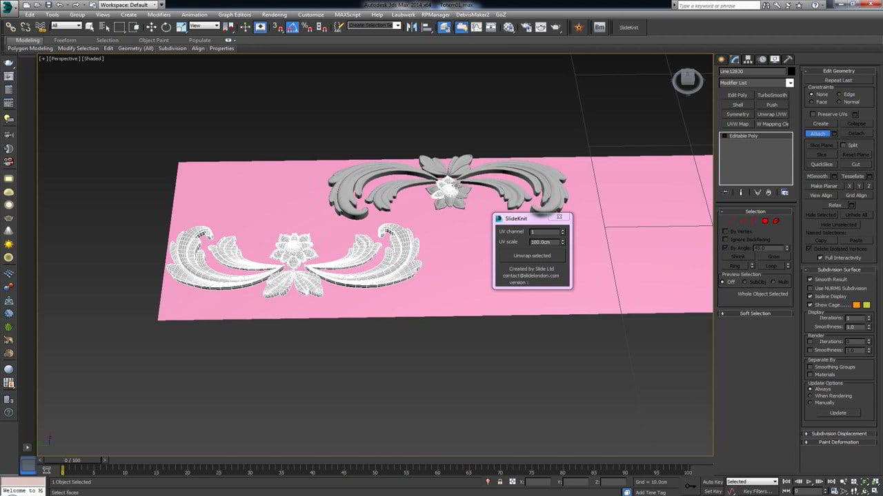 آموزش صفر تا صد مدل سازی سطوح منحی در تری دی مکس