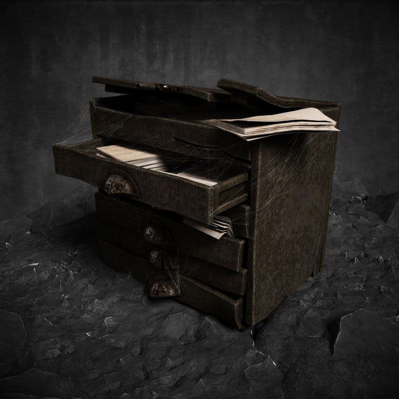 آبجکت قفسه کتاب Evermotion - Archmodel Vol 153