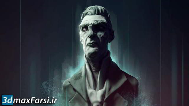 آموزش اسکالپتینگ صورت انسان Sculpting Character ZBrush Dishonored Style Portrait