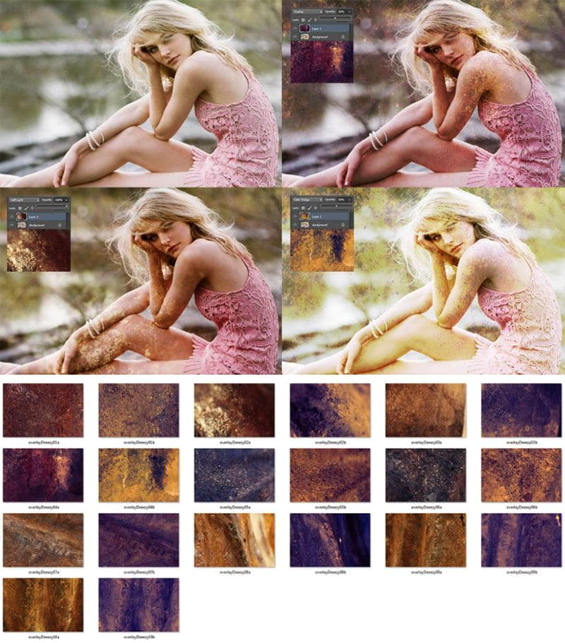 دانلود رایگان تکسچر کرانج با کیفیت بالا Overlay backgrounds