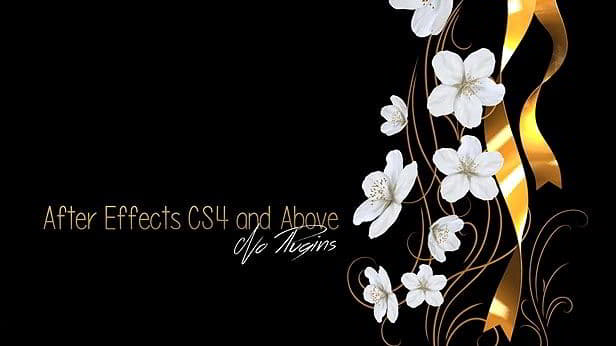 پروژه آماده انیمیشن اجزای گل گیاه videohive : 108 Flower Elements