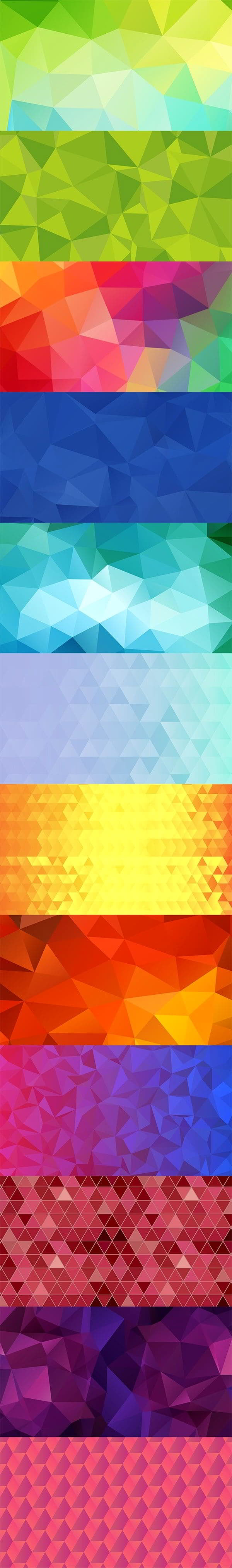 high quality polygon backgrounds
