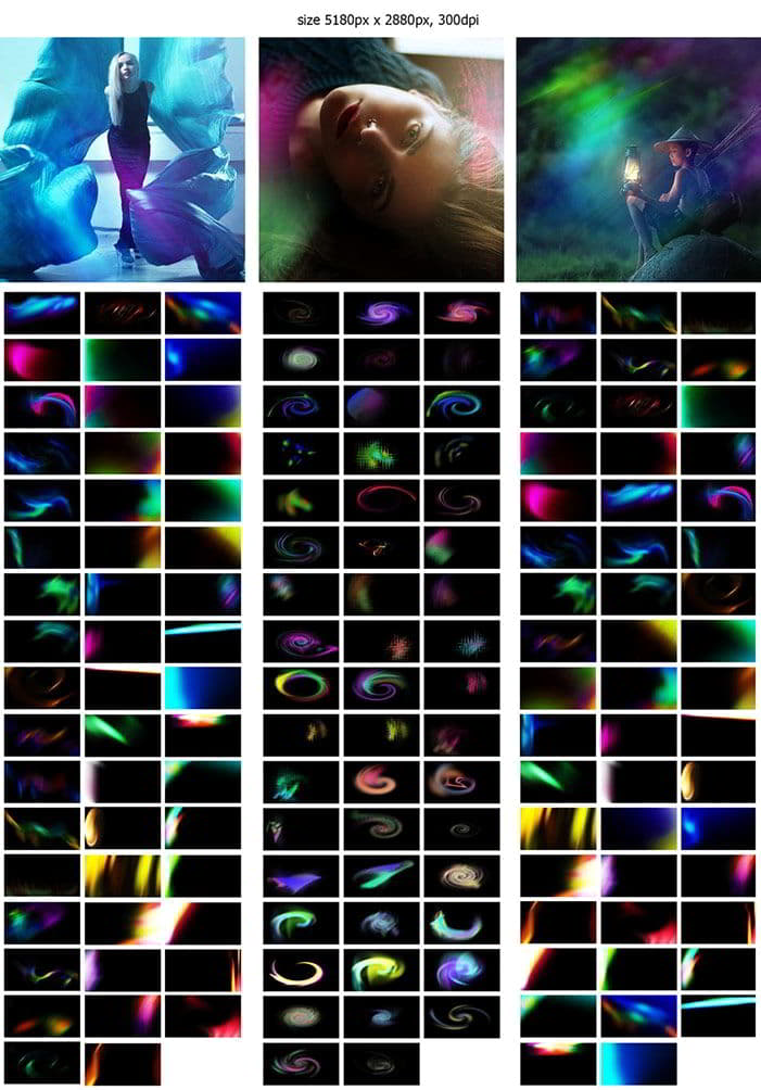 دانلود رایگان آبجکت های فتوشاپ افکت نور