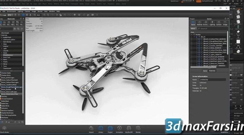 آموزش زیبراش حرفه ای : آشنایی با ویژگی قدرتمند ZBrush ZModeler Features