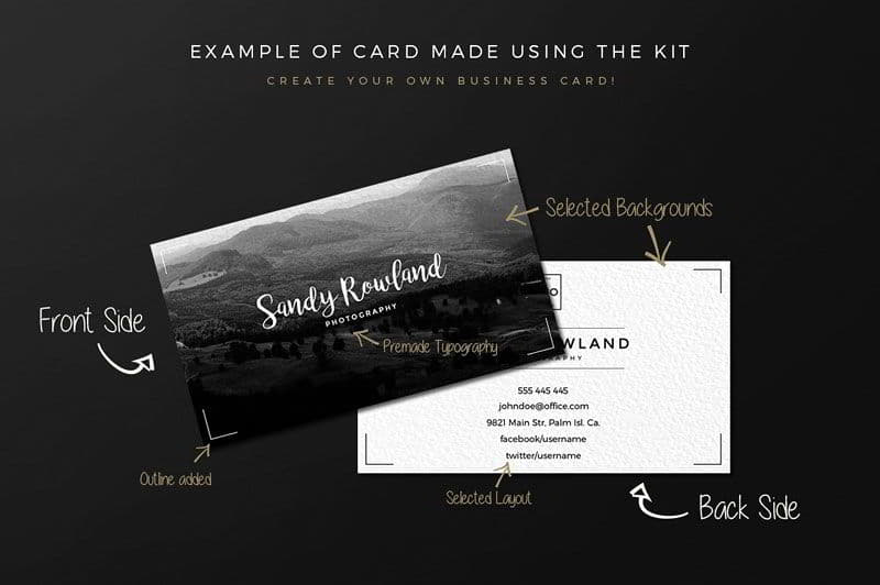 Business Card Creation Kit | Creative Photoshop Templates