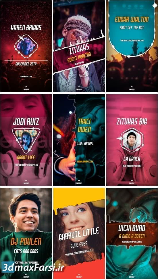 videohive Instagram Stories Spectrums دانلود پروژه افترافکت تیزر تبلیغاتی استوری اینستاگرام