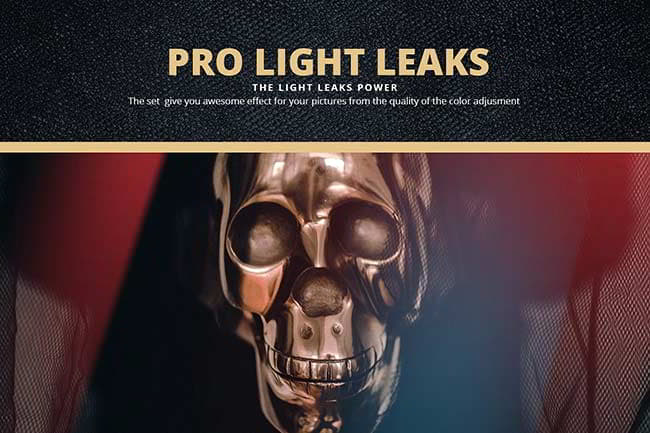 the pro light leaks 95 photoshop bundle