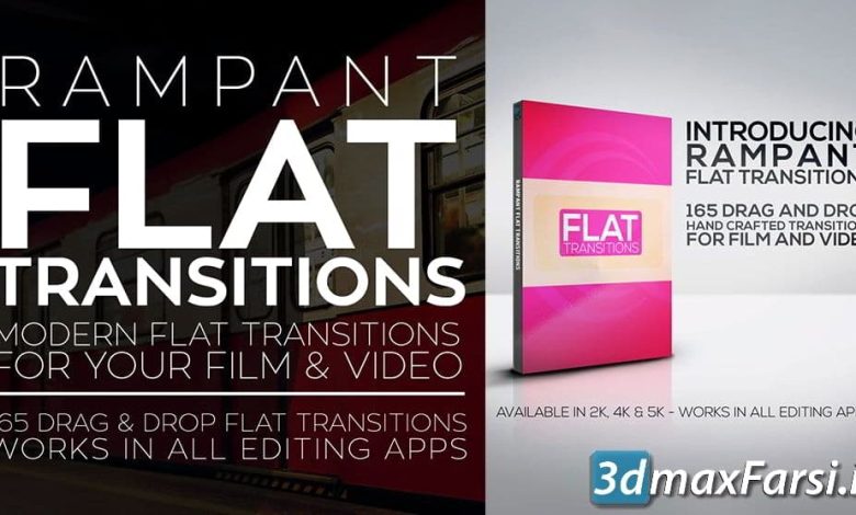 دانلود Rampant Flat Transitions مجموعه ترانزیشن های فلت 