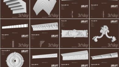 دانلود پکیج آبجکت نما رومی و کلاسیک 3DDD - 3DSky 2017 Classic Details