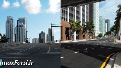 دانلود تصاویر اچ دی آر شهر آمریکا DOSCH HDRI: USA City Backplates