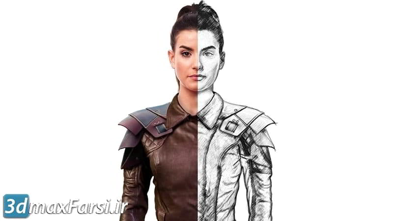 آموزش تبدیل عکس به نقاشی مدادی در فتوشاپ