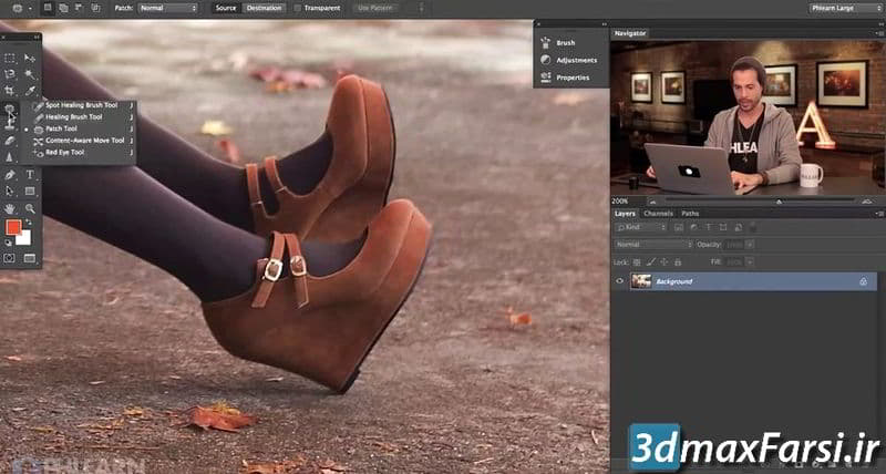 پچ فتوشاپ Photoshop Patch Tool