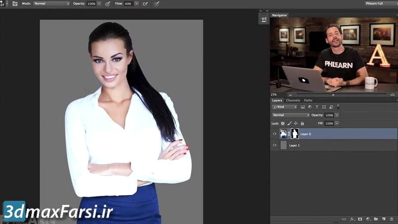 نحوه کار با ابزار Brush در فتوشاپ