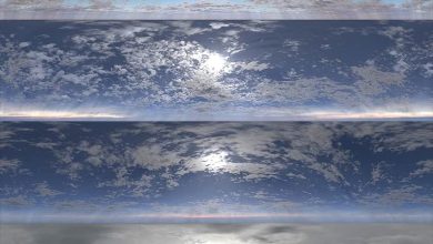 دانلود hdri ابری تری دی مکس + ویری DOSCH HDRI Cloudy Skies